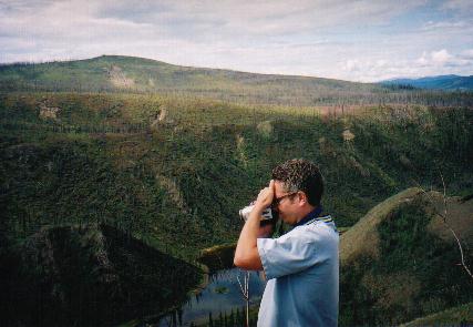 Yukon photos: Scanning the valley of the Fox Lake Fire