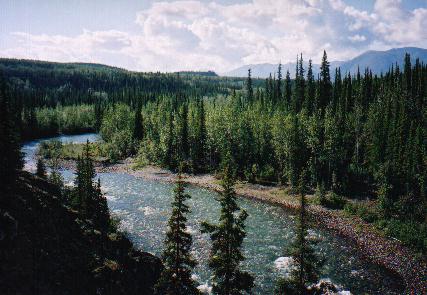 Yukon photos: Lapie River outside Ross River